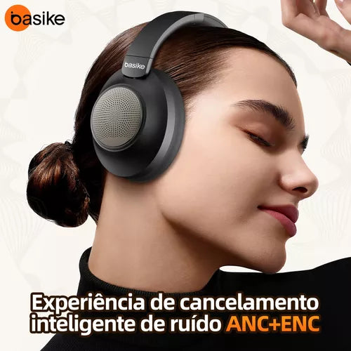 Fone de Ouvido Headphone Ba FON 170 - Bluetooth, Rádio FM, Cartão SD, Redução de Ruído