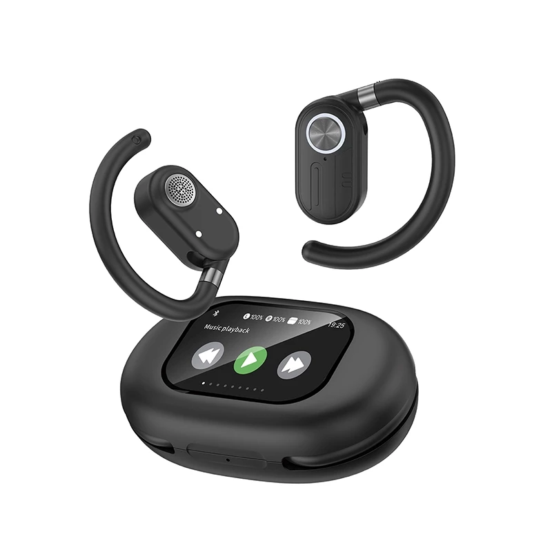 Fone de Ouvido Esportivo Open-Ear com Gancho Ba FON 162 - Bluetooth 5.4, Hi-Fi, IPX4