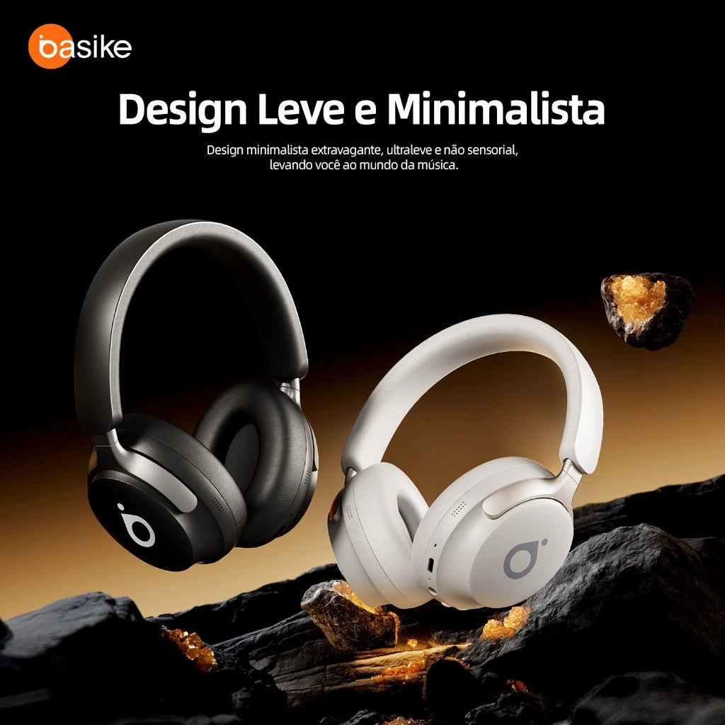 Fone de Ouvido Headphone Ba FON 137 - Bluetooth 5.4, Hi-Fi, Redução de Ruído