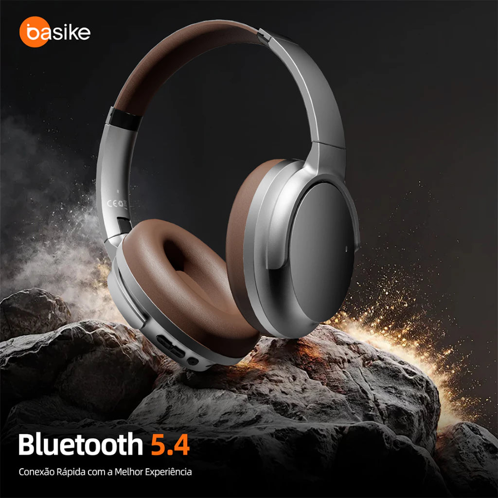 Fone de Ouvido Headphone Ba FON 168 - Bluetooth, Hi-Fi, Redução de Ruído