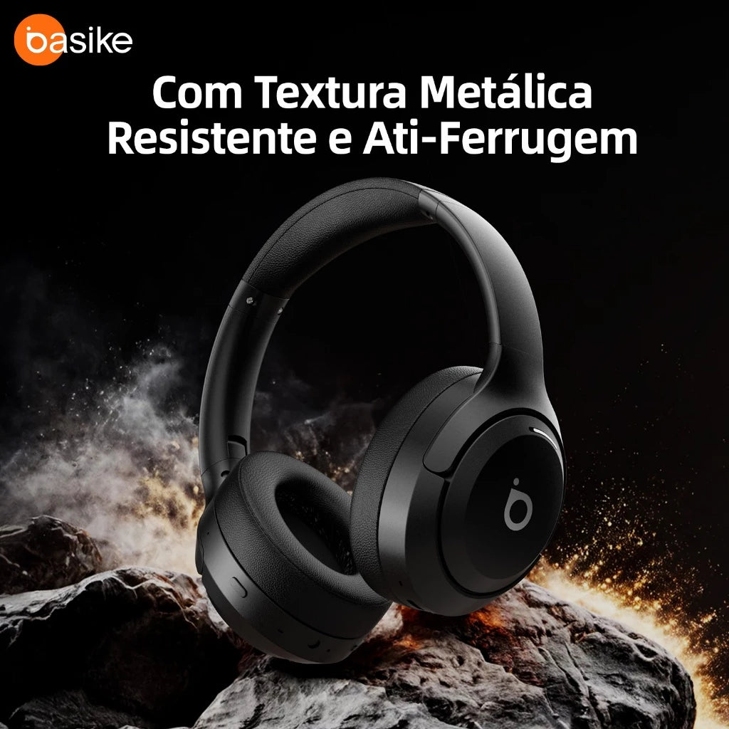 Fone de Ouvido Headphone Ba FON 197 - Bluetooth 5.4, Hi-Fi, Redução de Ruído