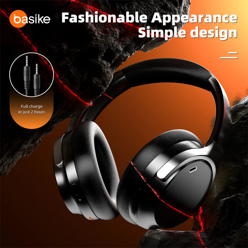 Fone de Ouvido Headphone Ba FON 194 - Bluetooth 5.4, Hi-Fi, Redução de Ruído