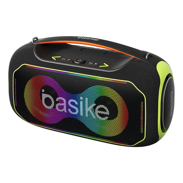 Caixa de Som Bluetooth Portátil Basike Ba RAD 122 - 300W, RGB, TWS, IPX6, 30000mAh