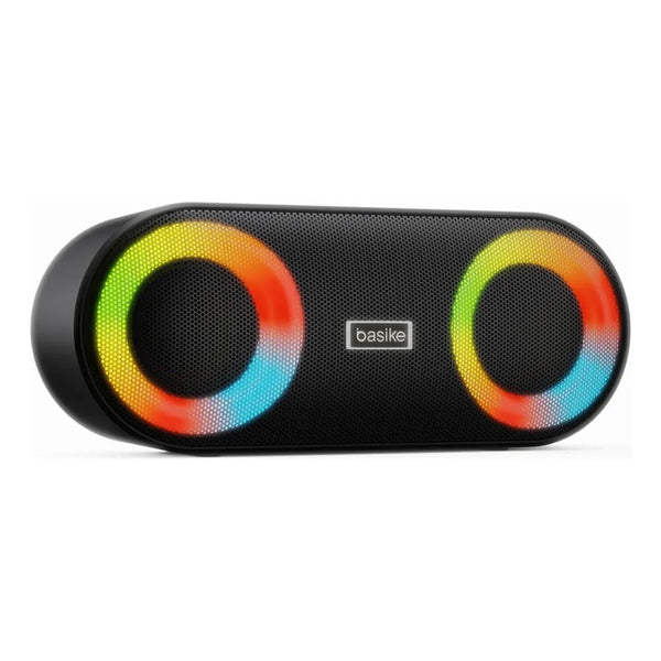 Caixa de Som Bluetooth Portátil Basike Ba RAD 027 - 35W, RGB, Hi-Fi, TWS, Super Bass, IP65