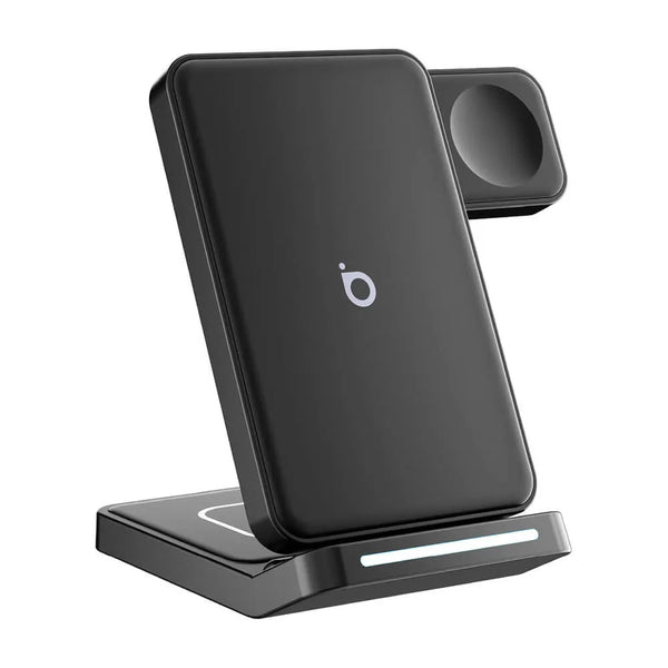Carregador Sem Fio Magnético 3 em 1 Basike Ba WXC011 – 15W, Quick Charge