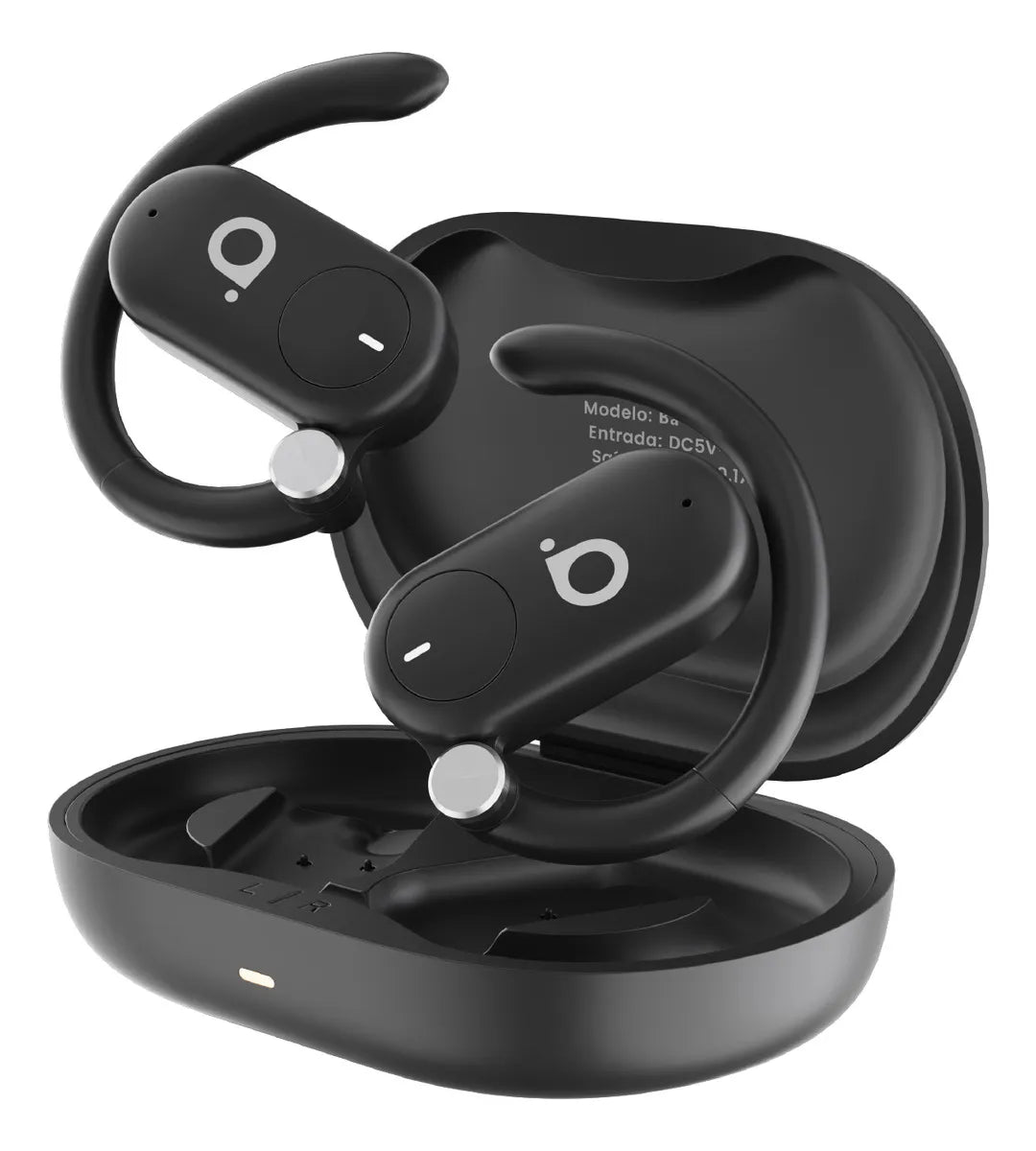 Fone de Ouvido Esportivo Open-Ear com Gancho Ba FON 158 - Bluetooth 5.4, Hi-Fi, IPX5