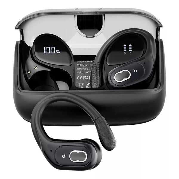 Fone de Ouvido Esportivo Intra-Auricular Ba FON 142 - Bluetooth 5.4, Hi-Fi, IPX5