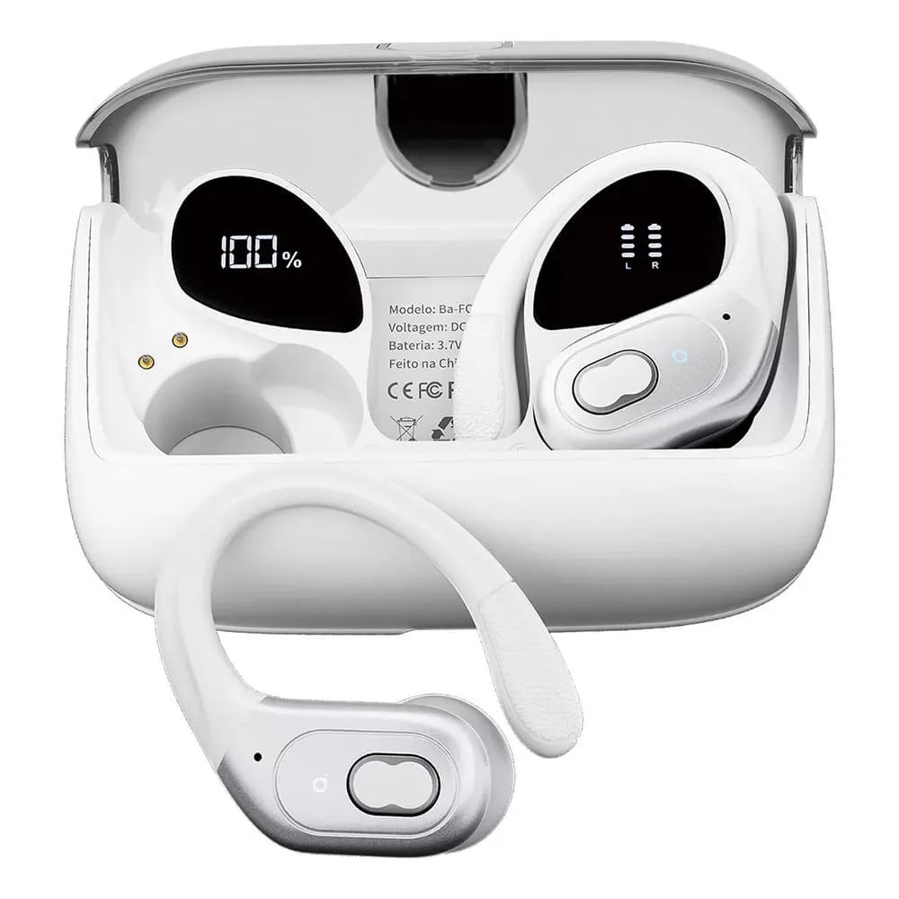 Fone de Ouvido Esportivo Intra-Auricular Ba FON 142 - Bluetooth 5.4, Hi-Fi, IPX5