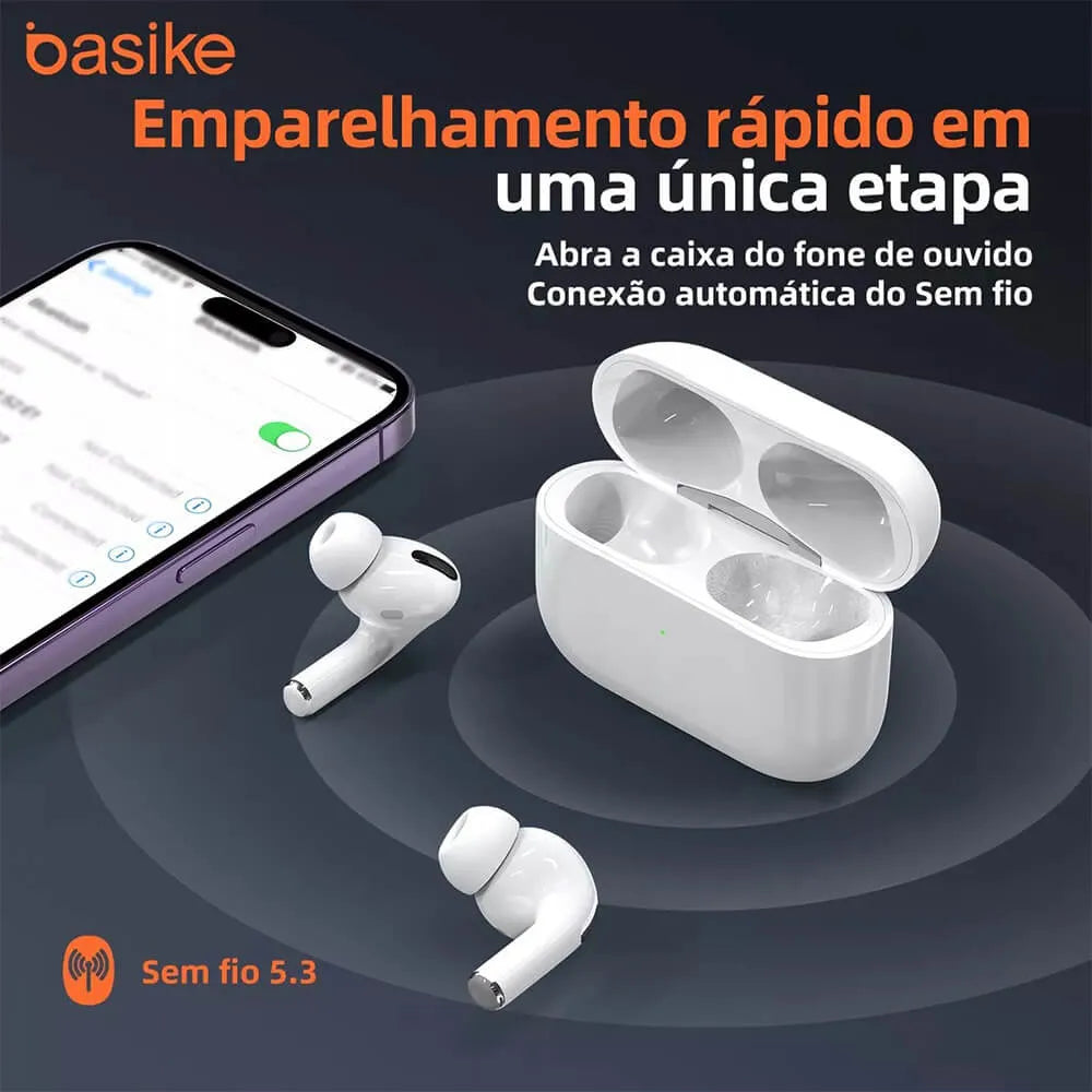 Fone de Ouvido Intra-Auricular Ba FON 6694 - Bluetooth 5.3, IP54