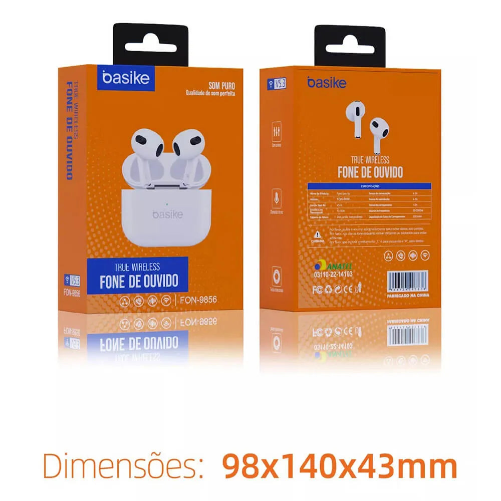 Fone de Ouvido Auricular Ba FON 9856 - Bluetooth 5.4