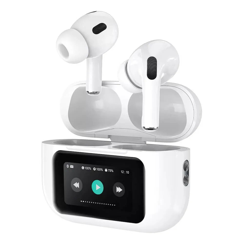Fone de Ouvido Intra-Auricular Ba FON 6696 - Bluetooth 5.4, Tela LCD, Redução de Ruído