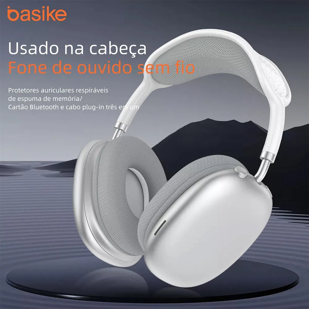 Fone de Ouvido Headphone Ba FON 8778 - Bluetooth, Redução de Ruído