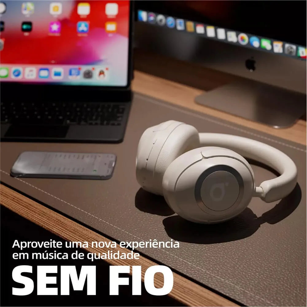 Fone de Ouvido Headphone Ba FON 113 - Bluetooth, Hi-Fi, Redução de Ruído