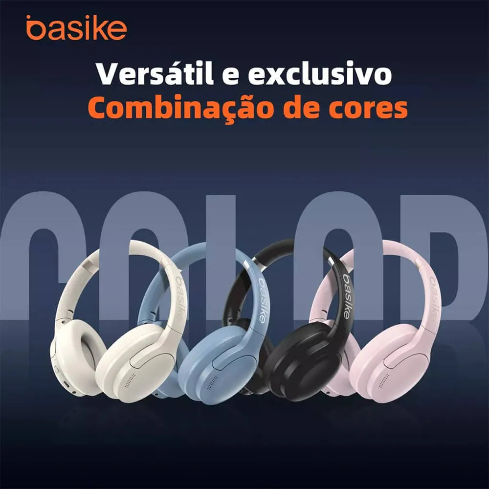 Fone de Ouvido Headphone Ba FON 20420 - Bluetooth, Hi-Fi, Redução de Ruído