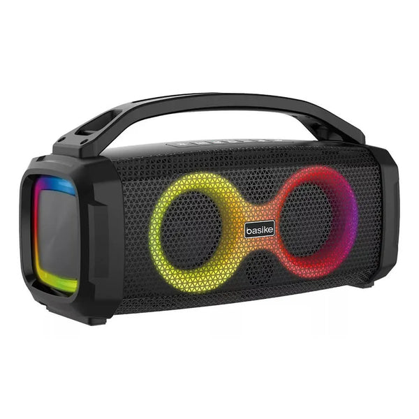 Caixa de Som Bluetooth Portátil Basike Ba RAD 029 - 20W, RGB, Hi-Fi, TWS, IPX5